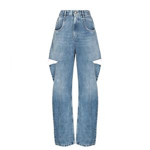 Maison Margiela Denim jeans with slash details size 46 (USA 10)